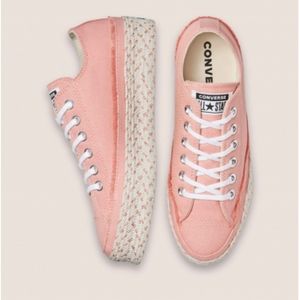 CONVERSE Chuck Taylor Espadrille Platform Low Top Mauve Quartz